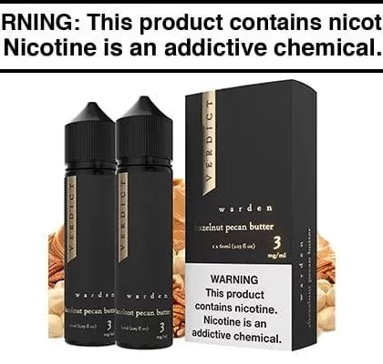 WARDEN (HAZELNUT PECAN BUTTER) BY VERDICT 120ML - Vapejuice