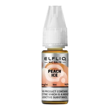 ElfLiq Peach Ice Nic Salt Vape Juice 10ml