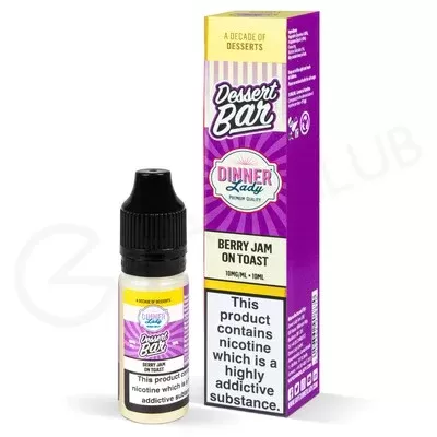 Berry Jam On Toast Nic Salt E-Liquid by Dinner Lady Dessert Bar Salts - Ecigpremium