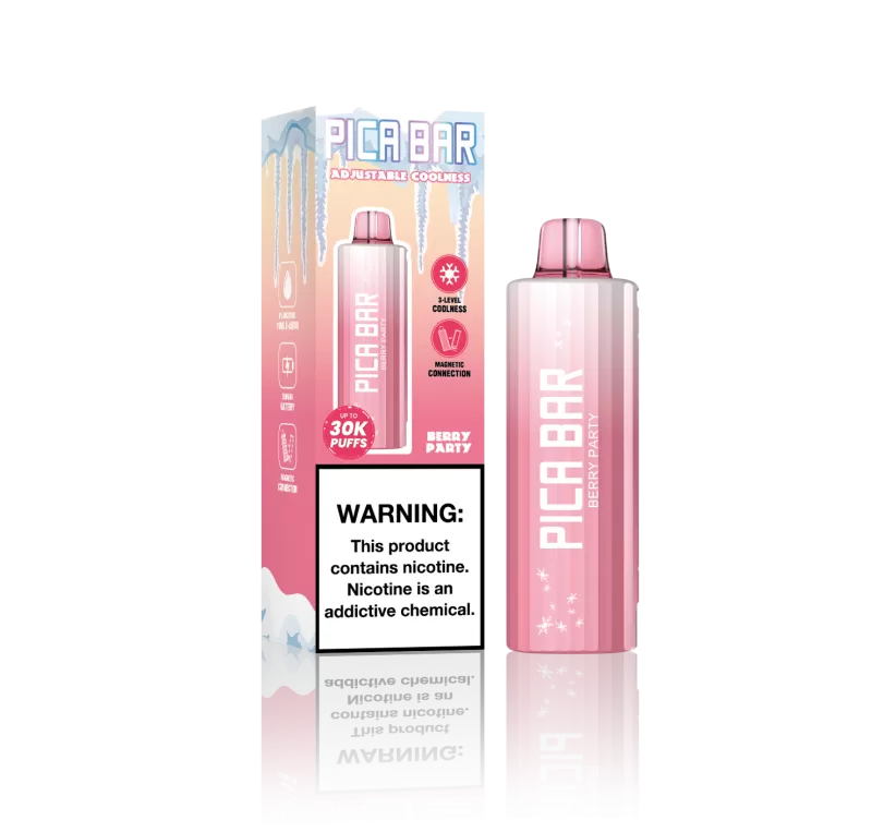 Assembled in USA | PICA BAR "TUNING" 30K Disposable POD - 30,000 Puffs - Berry Party - Image 2