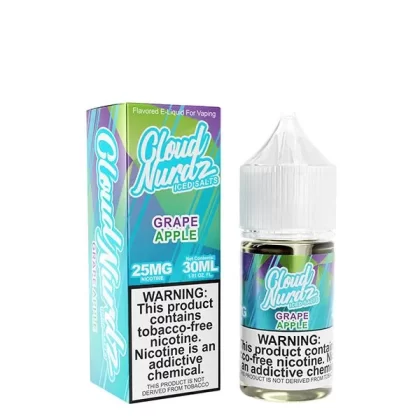 Iced Grape Apple by Cloud Nurdz TFN Salts 30mL - Vaporider Deals