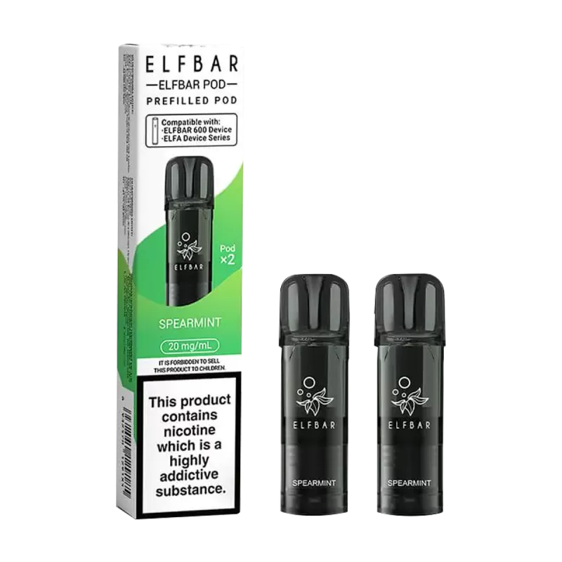 Spearmint Elfbar 600 Pods - Vapeshop Co