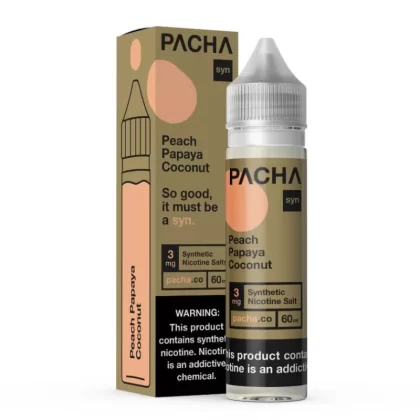 Pacha Peach Papaya Coconut eJuice - Vape Product; Vape Product, Vape Product