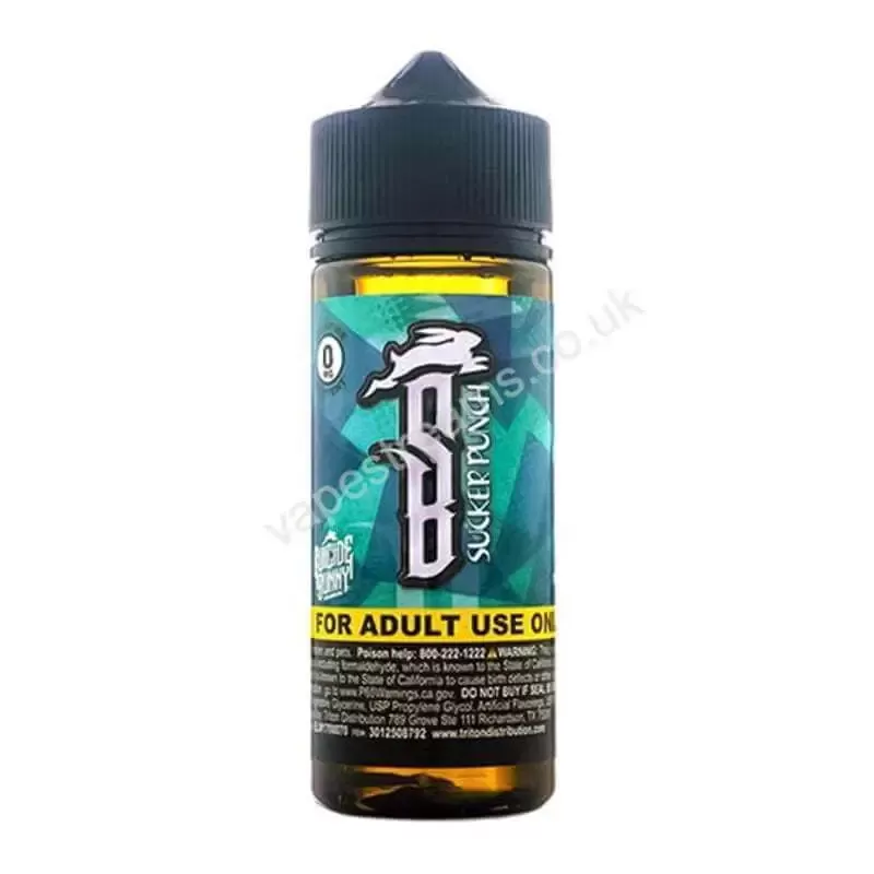 Sucker Punch E-Liquid Shortfill by Suicide Bunny - Vapestreams Co - Image 2