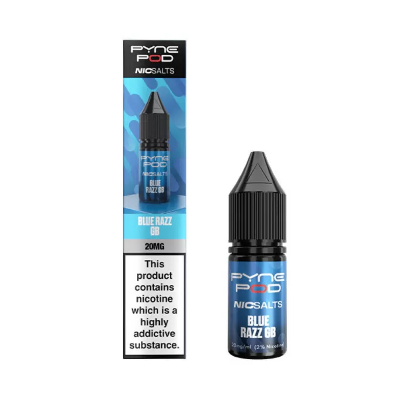 Pyne Pod Nic Salt Blue Razz GB E-Liquid - 5mg