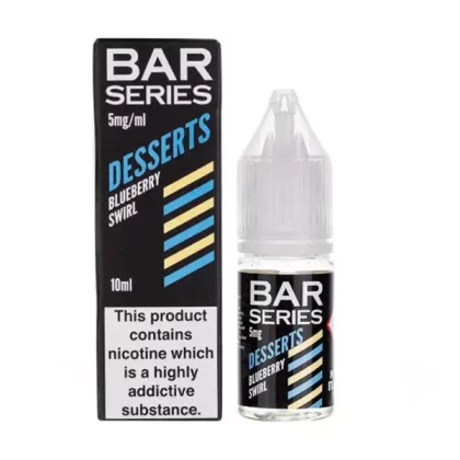 Blueberry Swirl Nic Salt E-liquid by Bar Series Desserts - Vape Product