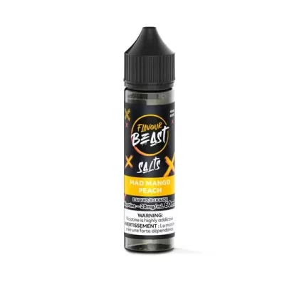 Flavour Beast E-Liquid 60mL Salts – Mad Mango Peach