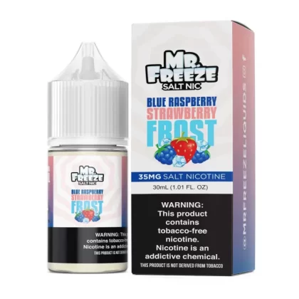 Mr.Freeze Blue Raspberry Strawberry Frost Salt 30ml E-Juice - Ecigmafia