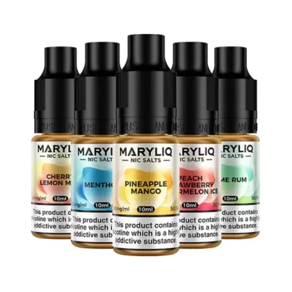 Maryliq Nic Salt E-Liquid - Peach Ice / 20mg