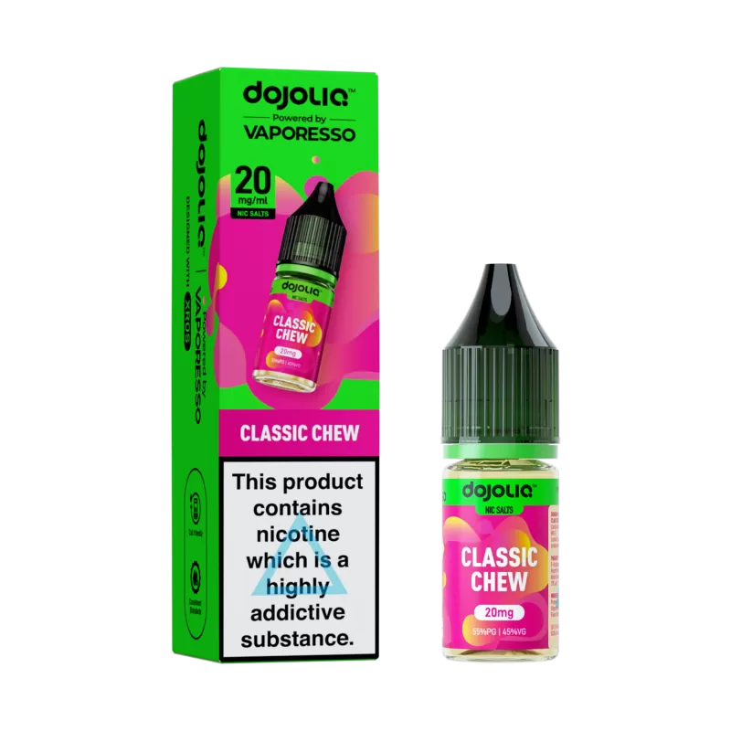 DojoLiq Classic Chew 10ml Nic Salt E-Liquid by Vaporesso - 10mg - Image 2