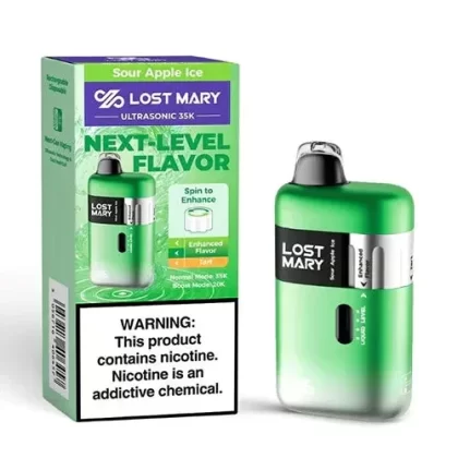 Sour Apple Ice Lost Mary Ultrasonic 35K - Ecigdepot