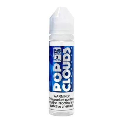 Sale $8.49 – Pop Clouds Blue Razz 60ml Vape Juice