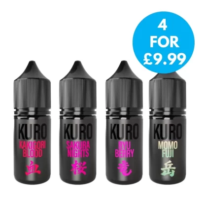 Kuro 5mg (0.5%) Nic Salt E-liquid 10ml - Vape Co