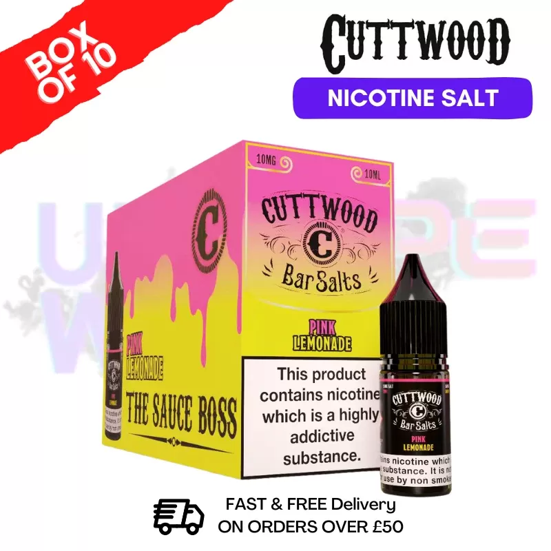 Cuttwood Crush Bar Salt BOX OF 10
