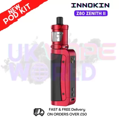 Red Innokin CoolFire Z80 Zenith II Kit