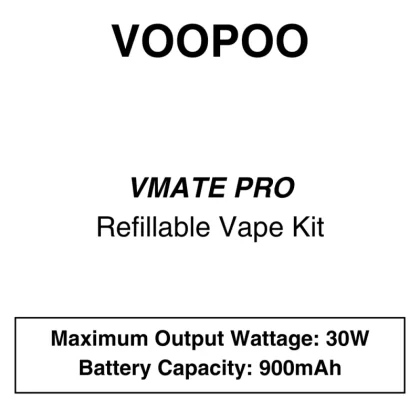 Voopoo – V Mate Pro – 900mAh – Starter Kit - Amor Blue, Amor Copper