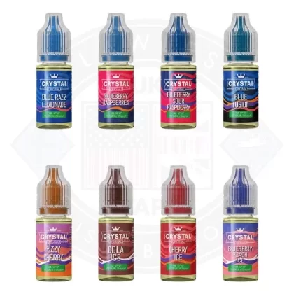 SKE Crystal Original Salts 10ml 20mg V2 - Flavour#Blueberry Raspberries>Blue Razz Lemonade>Blueberry Peach Ice>Blueberry Sour Raspberry>Cherry Ice>Cola ICE>Fizzy Cherry>Fresh Mojito Menthol>
