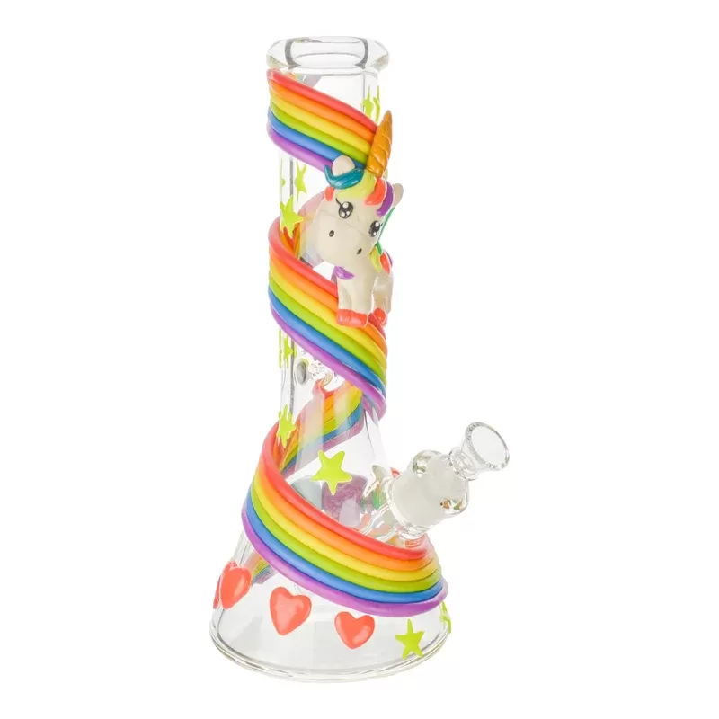 Rainbow Unicorn Bong – 13 in - Vape Store