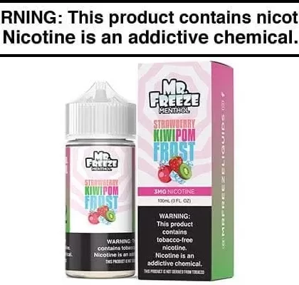 STRAWBERRY KIWI POMEGRANATE FROST BY MR. FREEZE 100ML - Vapejuice