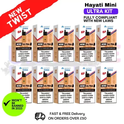 Cola Ice Hayati Mini Ultra 1500 Box Of 10