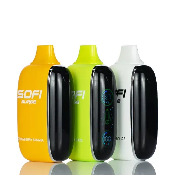 SOFI SURGE 25k 25000 Puffs Dual Mesh No Nicotine Disposable Vape - 22ml - Sour Apple Ice