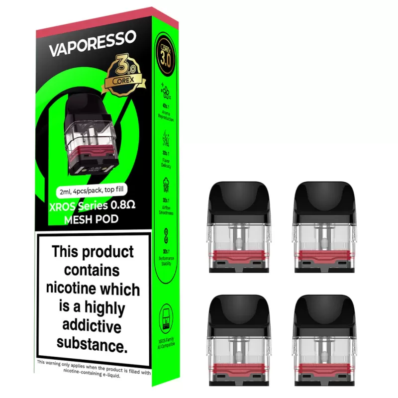 Vaporesso XROS Series Corex 3.0 Pods Tech Version - 0.4ohm - Image 3