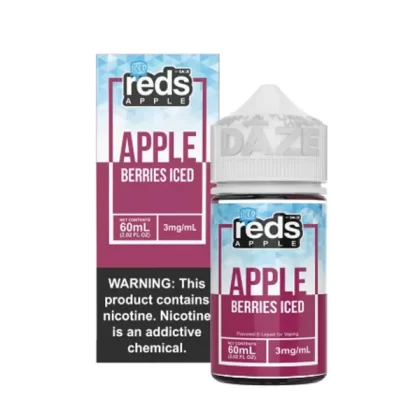 7 Daze – Berries Iced by Reds Apple 60mL - Vapebazaar Pk