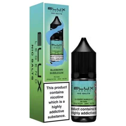 ELUX Blueberry Bubblegum Nic Salt E Liquid – Legend Series (10ml)
