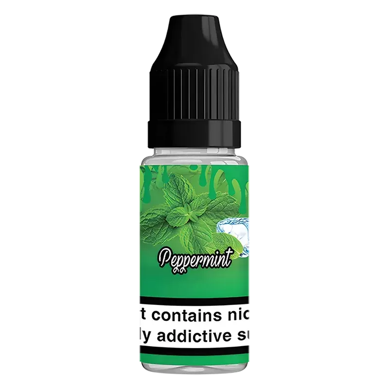 QuitterZ Peppermint 10ml e liquid High PG 70Pg 30Vg