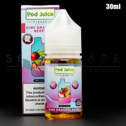 Pod Juice PJ5000 Series – Kiwi Dragonberry Nic Salt 30ml