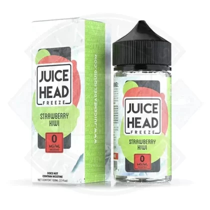 Juice Head Freeze Strawberry Kiwi 0mg 100ml Shortfill - Ecigdepot
