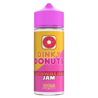 STRAWBERRY JAM E LIQUID BY DINKY DONUT 100ML 70VG