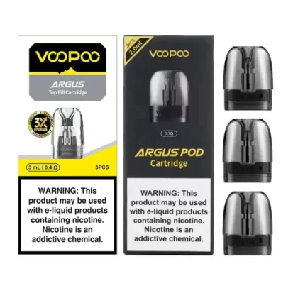 VOOPOO Argus Top Fill Pods - 0.4 Ohm 2mL, 0.4 Ohm 3mL (0E5E53)