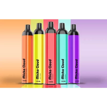 VEIIK Micko Cloud Disposable Vape 3000 Puffs - Flavor#Strawberry>Berry Lemon>Dragon Fruit Orange>Grape>Mint