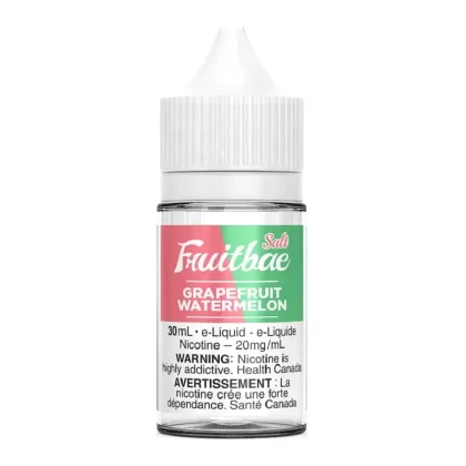 Fruitbae Salt E-Liquid – Grapefruit Watermelon 30ml - 12mg/ml, 20mg/mL