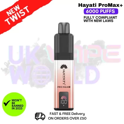 Juicy Peach Hayati Pro Max Plus 6000Puff Kit