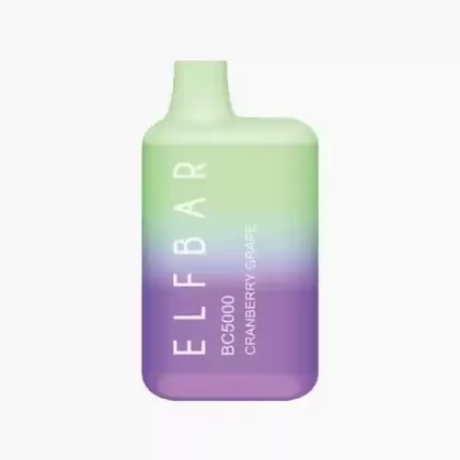 ELF BAR CRANBERRY GRAPE BC5000 DISPOSABLE POD - Vape Product, Vape Product