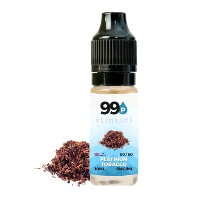Platinum Tobacco E Liquid 50/50 – 10ml