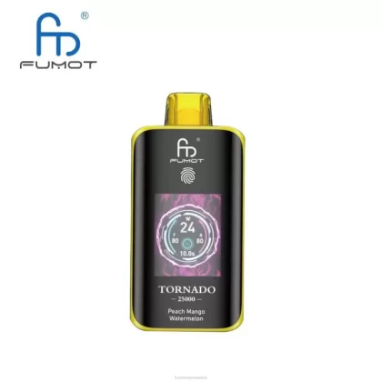 Fumot Tornado 25000 vaporizadores desechables sandia mango durazno – 02249 Fumot Vape Online Shop