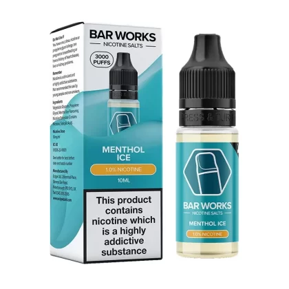 Menthol Ice Nic Salt by Bar Works – 10ml