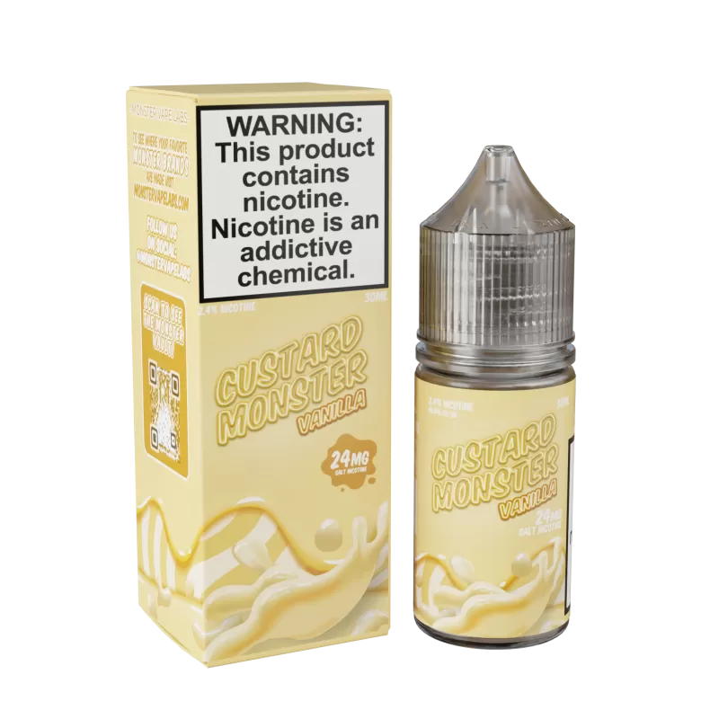 Custard Monster Salt - Vanilla - 30ML E-Liquid - 24MG