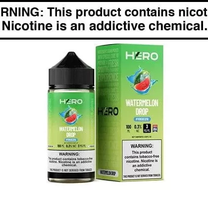 WATERMELON DROP FREEZE BY HERO 100ML - Vapejuice