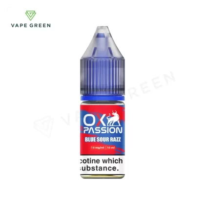 Blue Sour Razz Nic Salt E-Liquid by OX Passion - Eliquidsupply