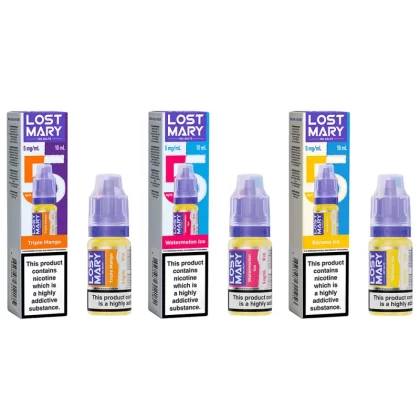 Lost Mary Nic Salt E-liquid 5mg - Cherry Ice