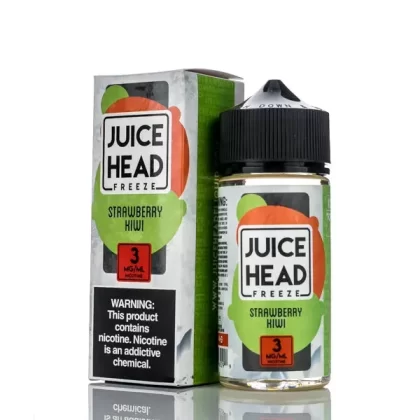 Juice Head Freeze E-Liquid - Strawberry Kiwi Freeze (Kiwi Berry Freeze) - 100ml