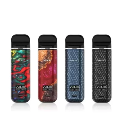 Smok Novo X Pod Kit - Black Cobra, Blue Cobra
