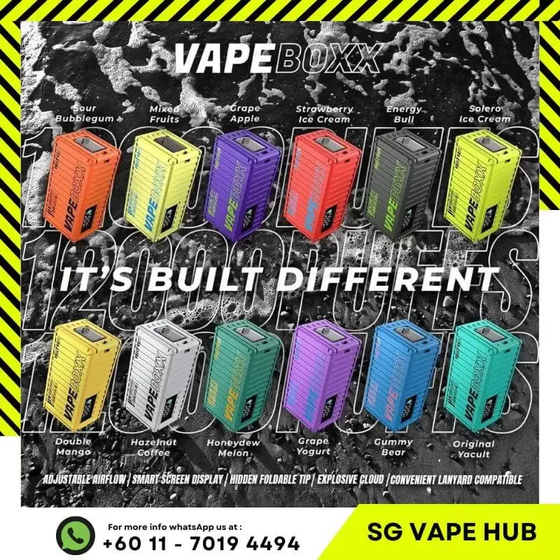 VAPEBOXX 12,000 Puffs - Lemon Sprite - Image 2