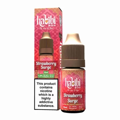 Habibi Strawberry Surge Nic Salt Vape Juice - 10 Pack