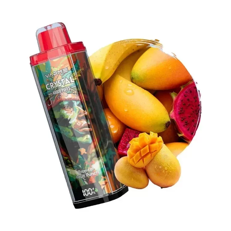 VAPME Crystal 48000 Tropical Fruit Punch – Cocktail de Fruits Tropicaux