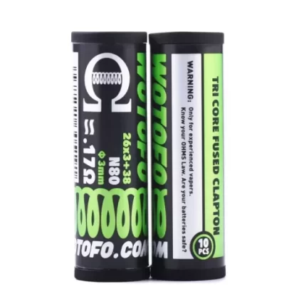 Wotofo Tri Core Fused Clapton Coils 0.17ohm 10pcs/pack - Ecigdepot